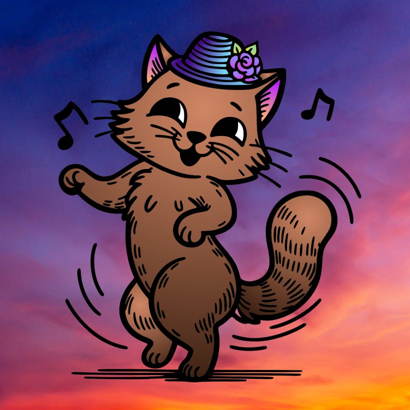 dancing cat