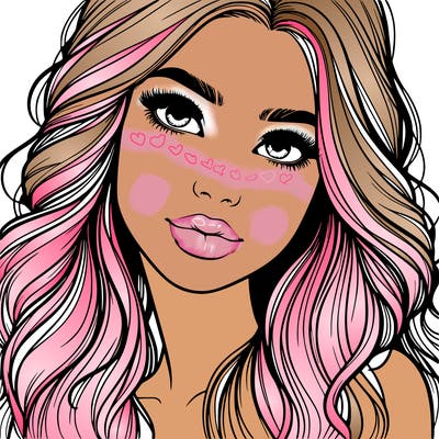 beautiful realistic girl