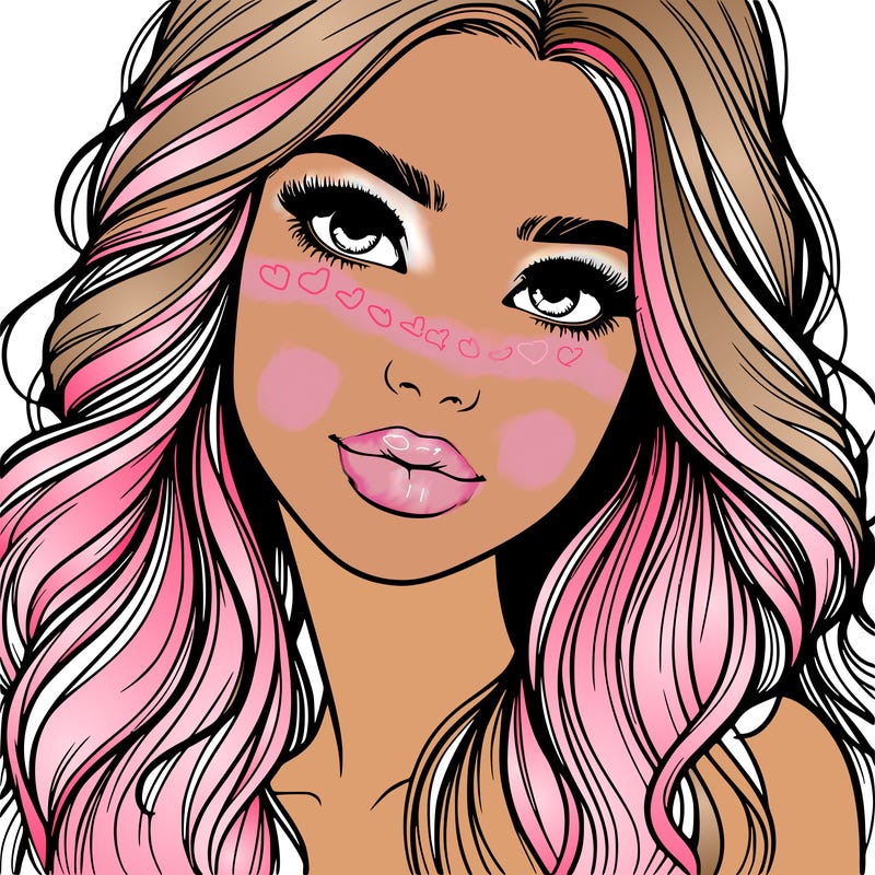 beautiful realistic girl