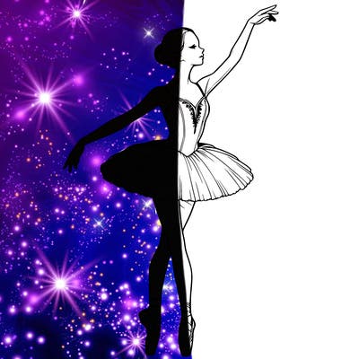 realistic ballerina