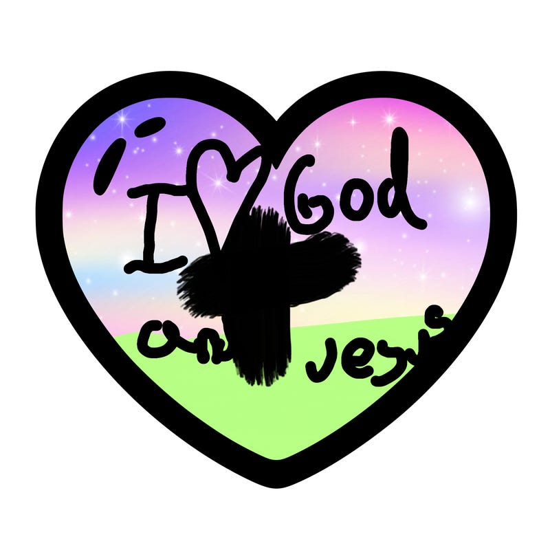 a blank heart