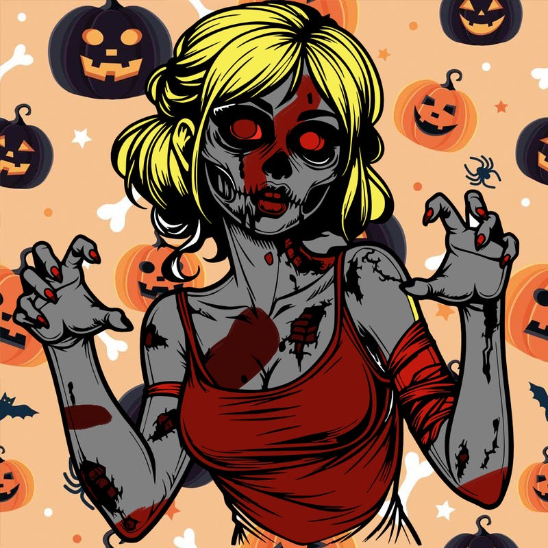 realistic zombie girl