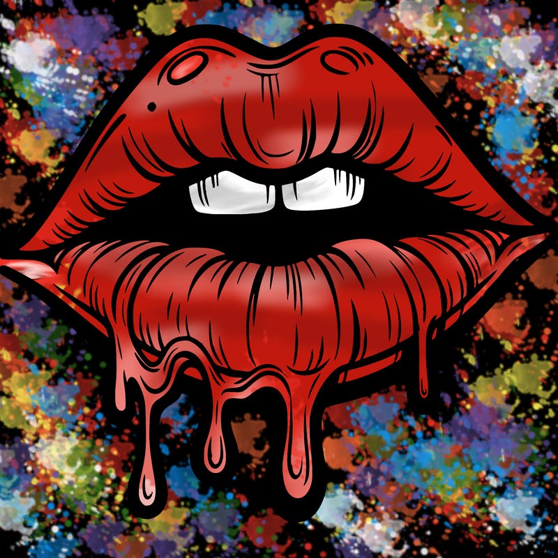 lips that look realistic and drip