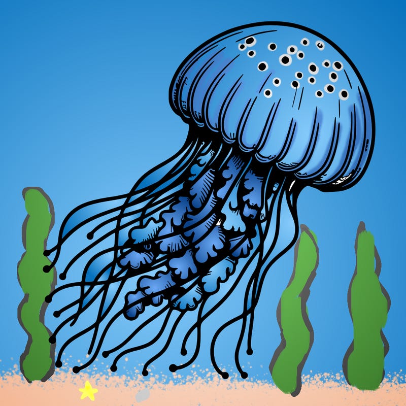 realistic jellyfish