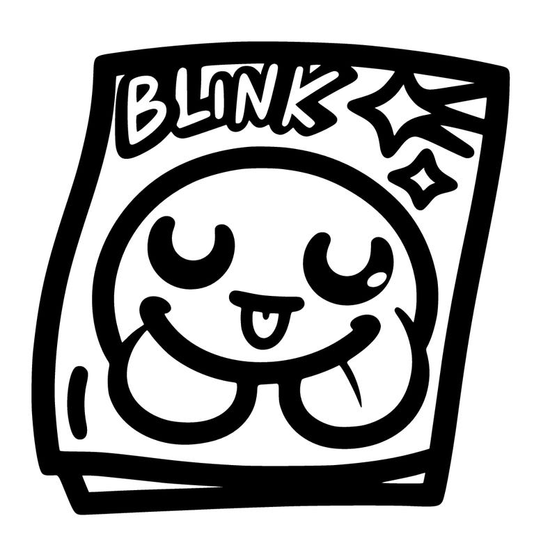 a blink paper