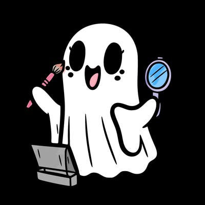 ghost doing make up