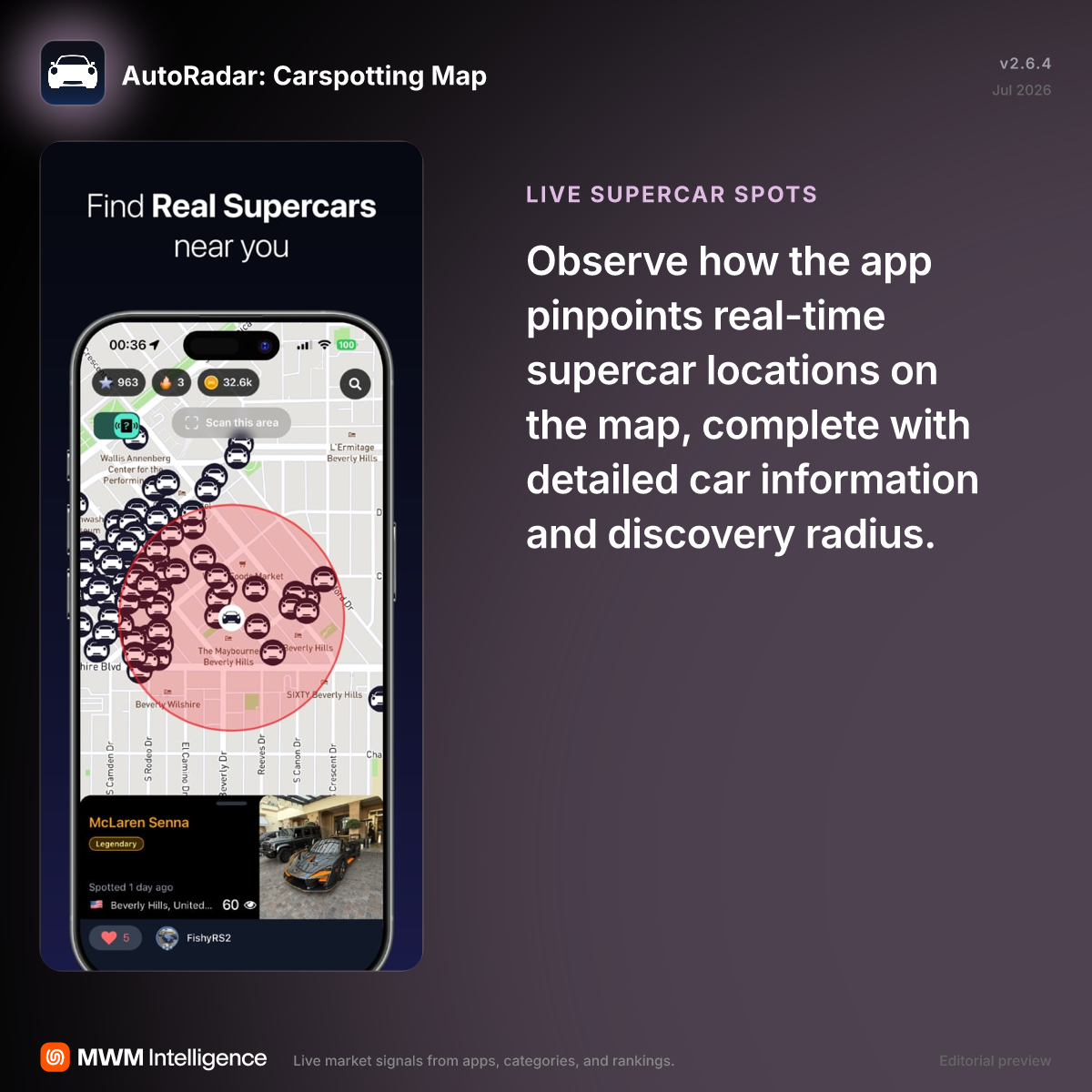 AutoRadar: Carspotting Map - Navigation App | MWM