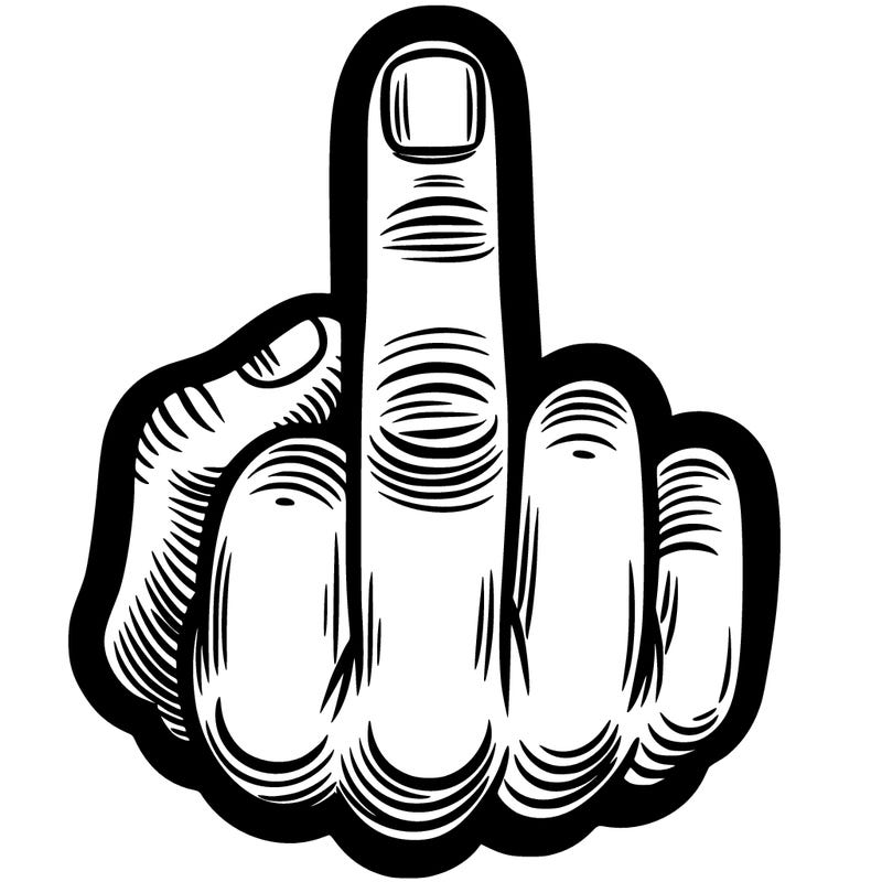 middle finger