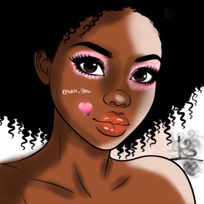 realistic black girl