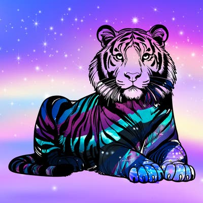 realistic tiger