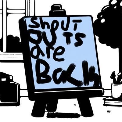 blank canvas