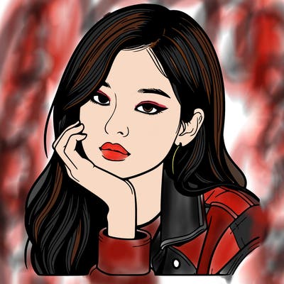jennie blackpink realistic drawing