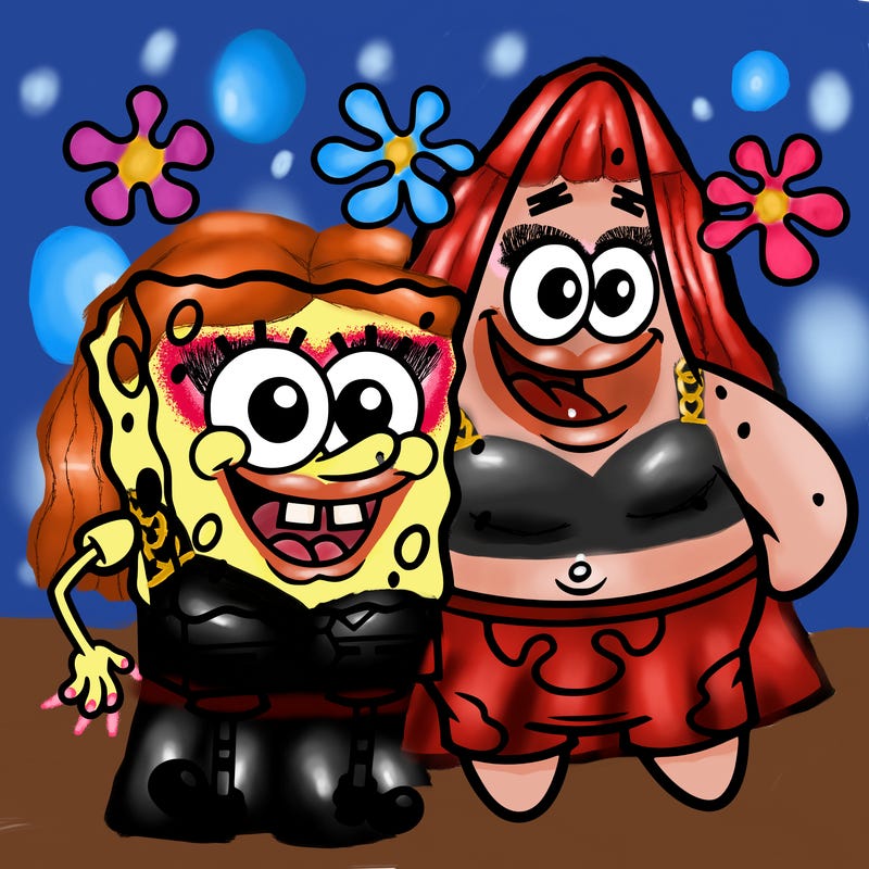 sponge bob with patrick