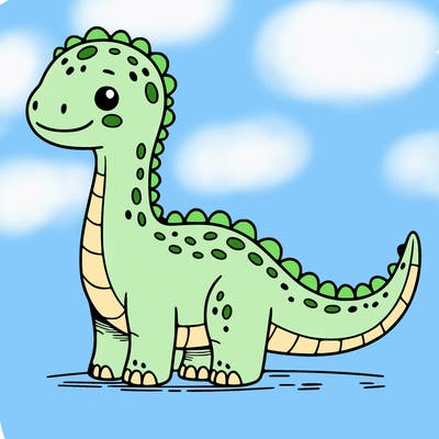 un dinosaur imo cute asthetic