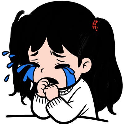 girl crying