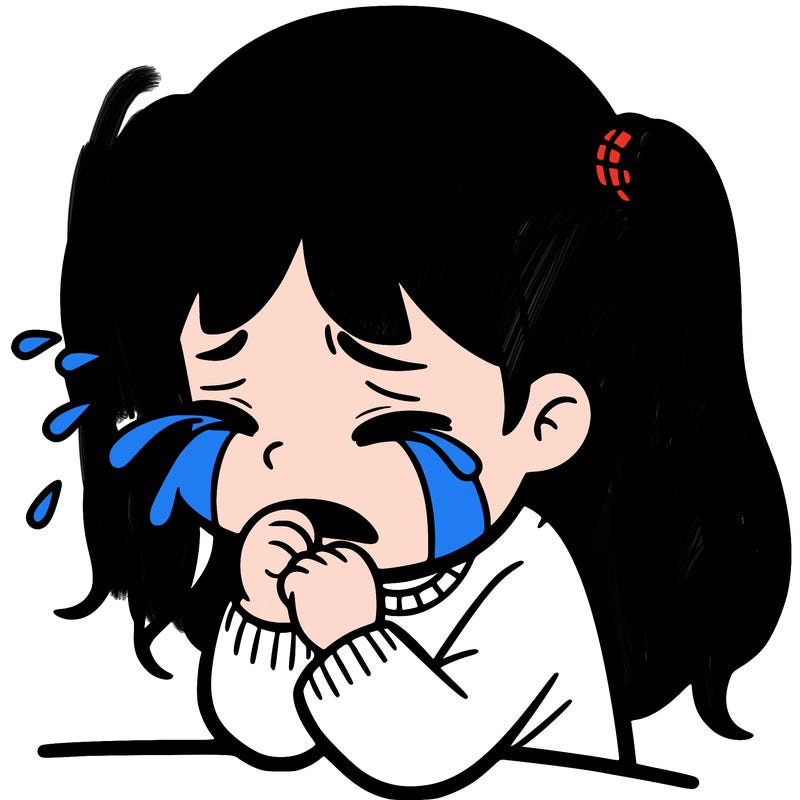 girl crying