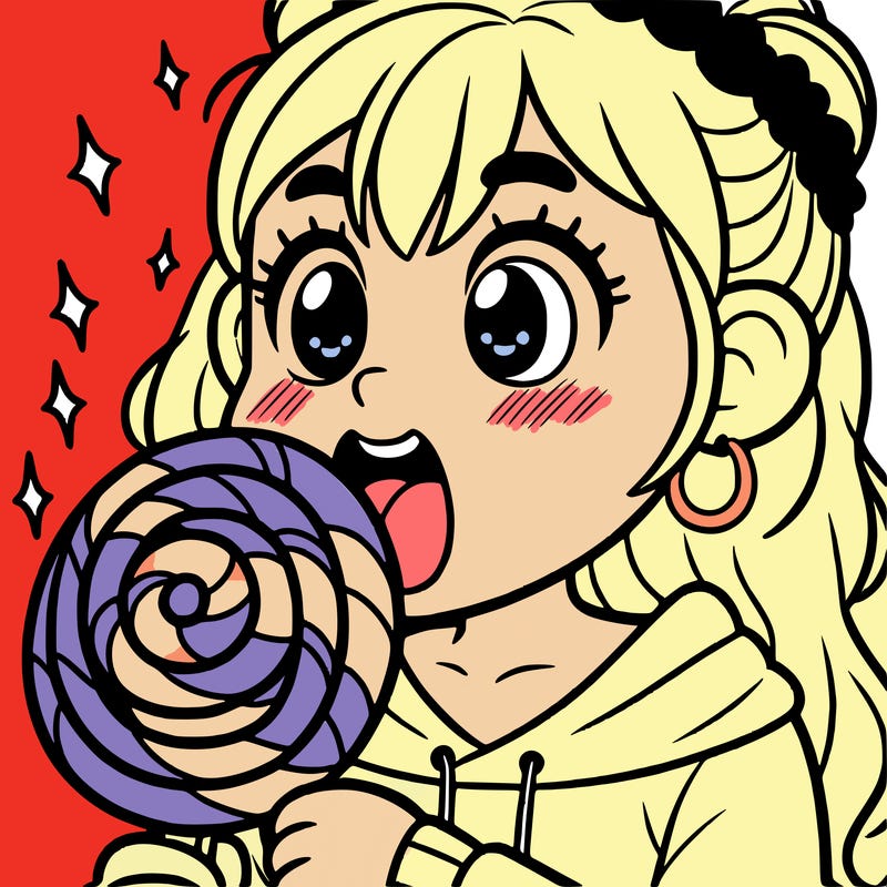 girl cring candy