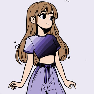 girl in a cute crop top