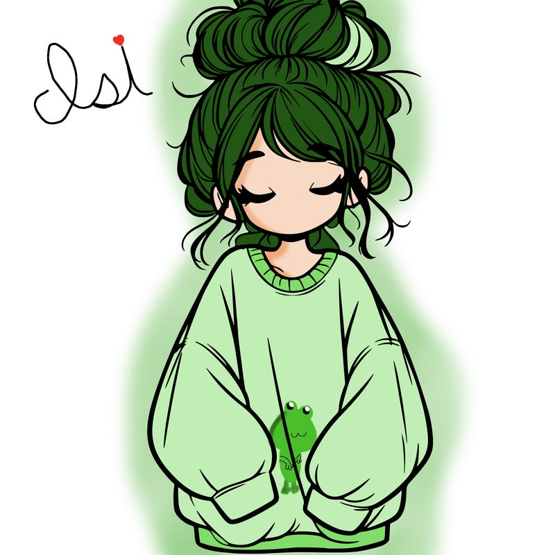 girl with baggy sweatshirt and messy bun