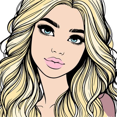 beautiful realistic girl