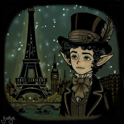 victorian elf in paris