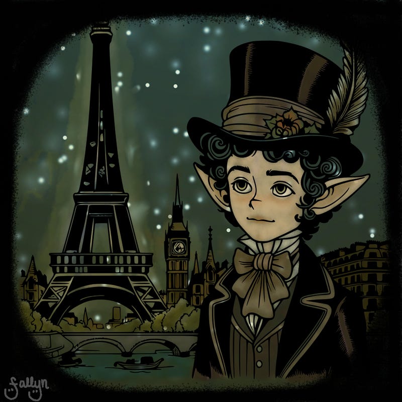 victorian elf in paris