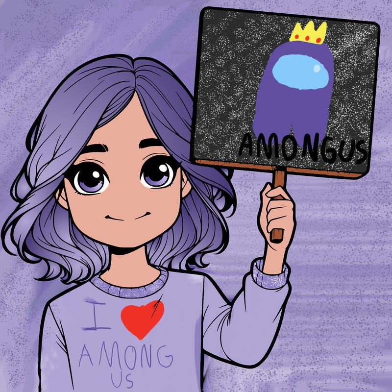 realistic girl holding up a sign