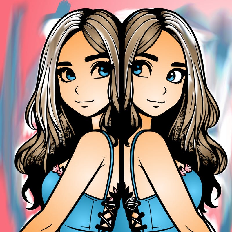 a realistic girl split