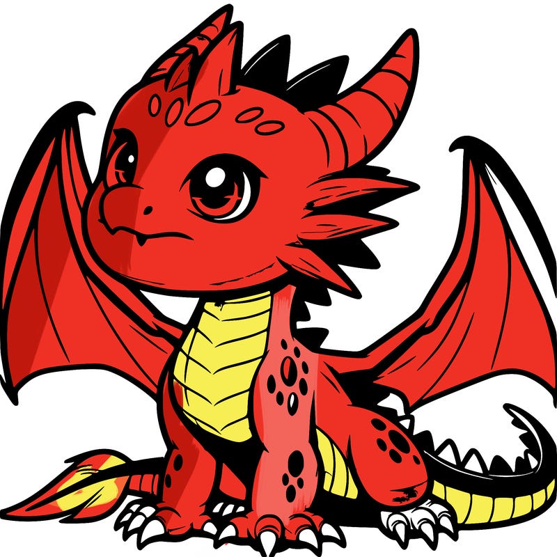 fierce baby night dragon