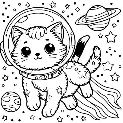cat in space