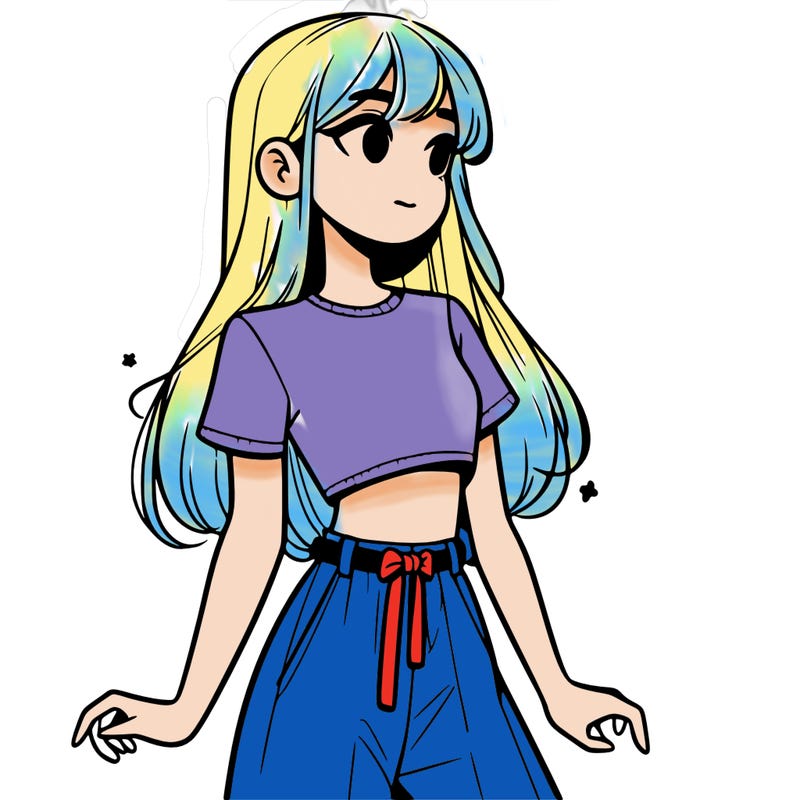 girl in a cute crop top