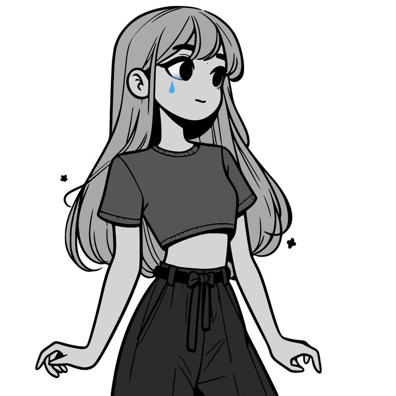 girl in a cute crop top