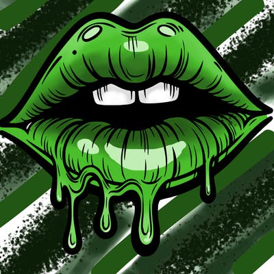 lips that look realistic and drip