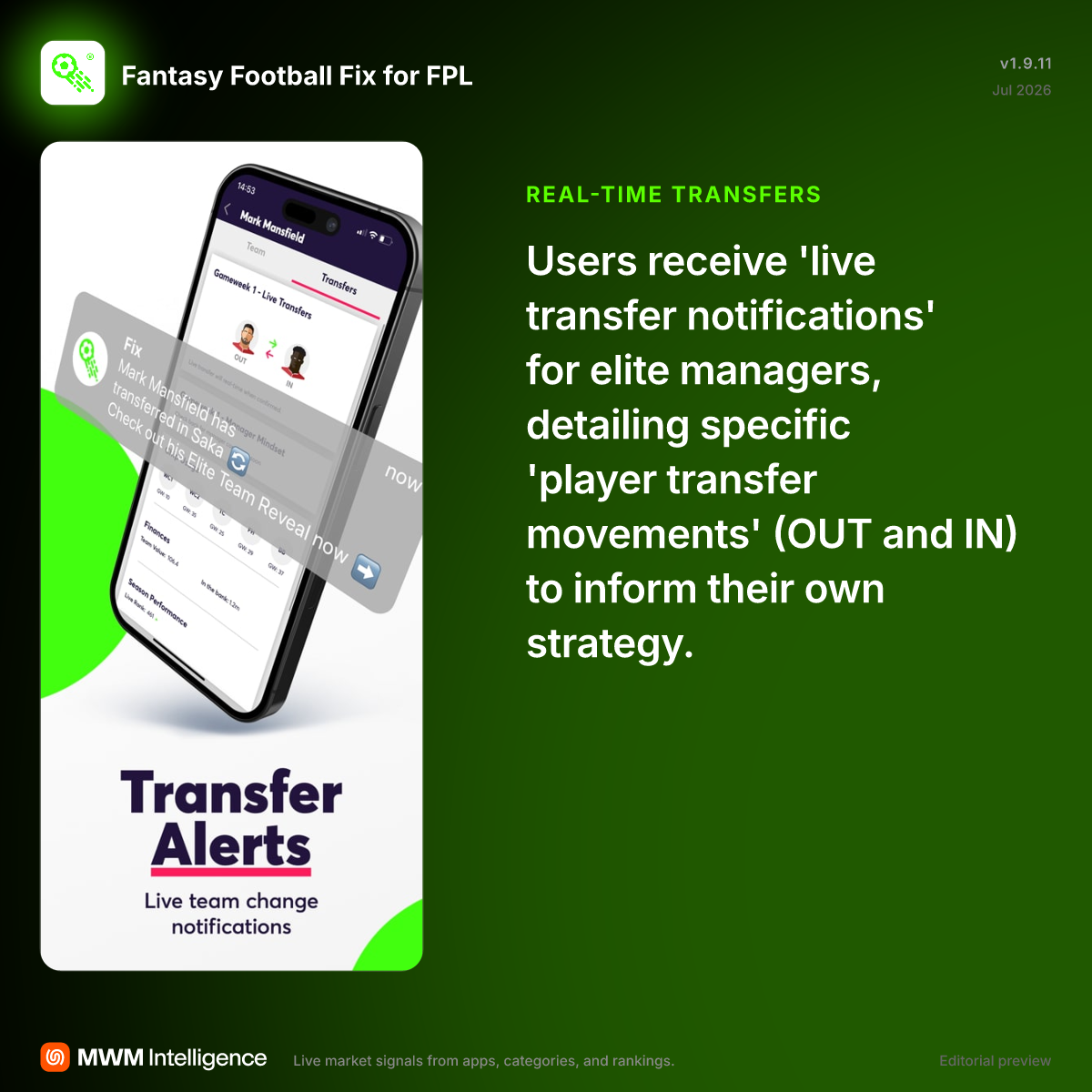 Fantasy Football Fix for FPL - Sports App | MWM