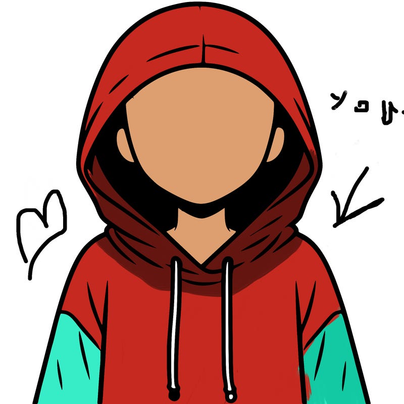 faceless girl in hoodie