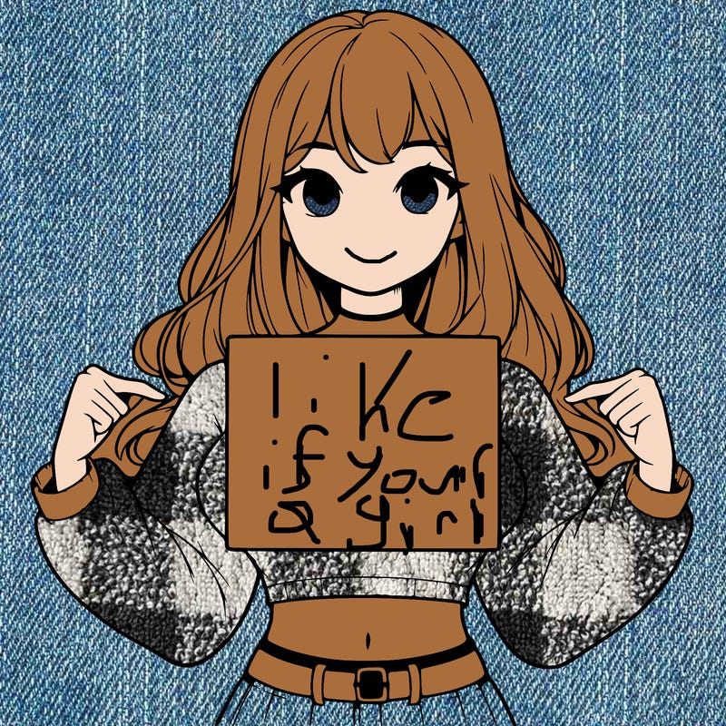 girl holding a blank sign in a long sleeve crop top