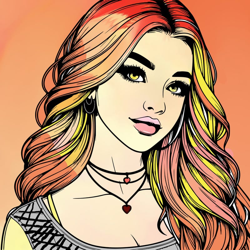 detailed realistic girl