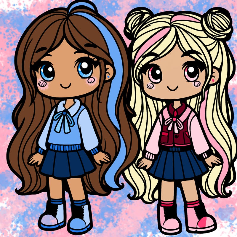 two girls