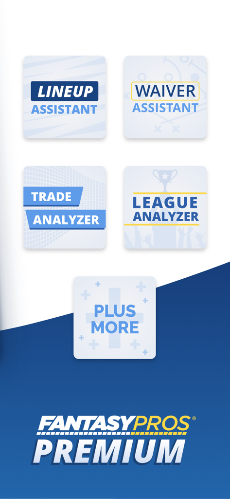 Fantasy Baseball My Playbook premium tools including lineup assistant waiver assistant and trade analyzer