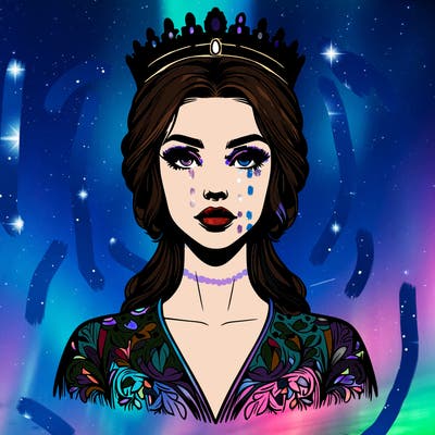 realistic beautiful queen