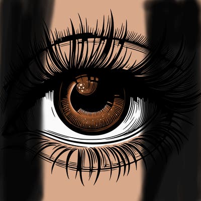 realistic eye