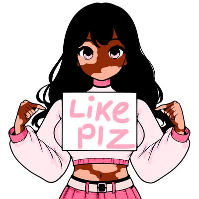 girl holding a blank sign in a long sleeve crop top