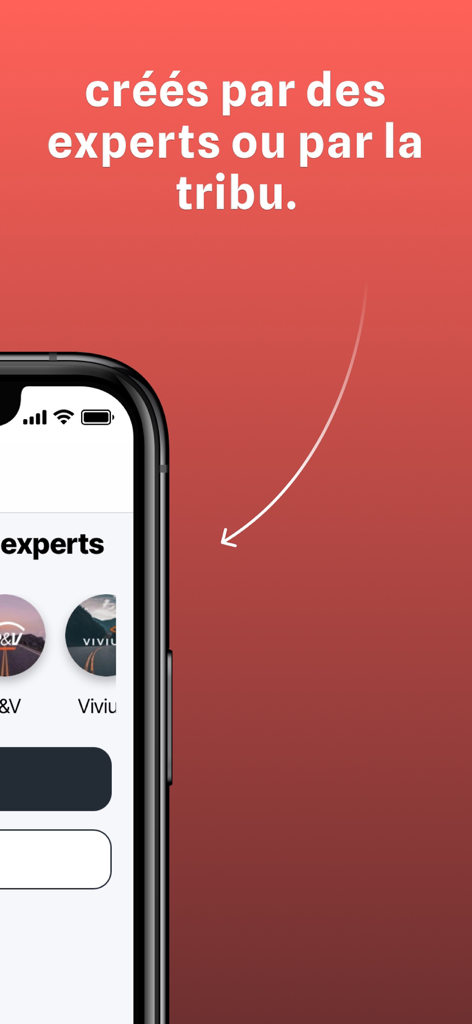 Liberty Rider app screen highlighting routes created by experts and the community