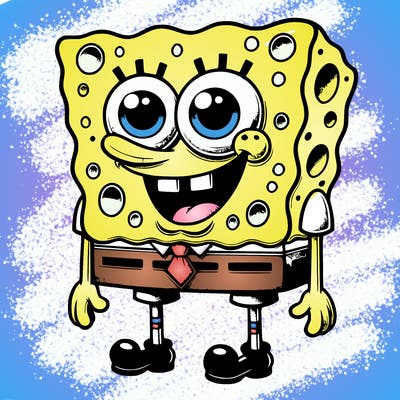 realistic sponge bob