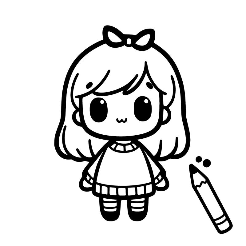 simple human girl