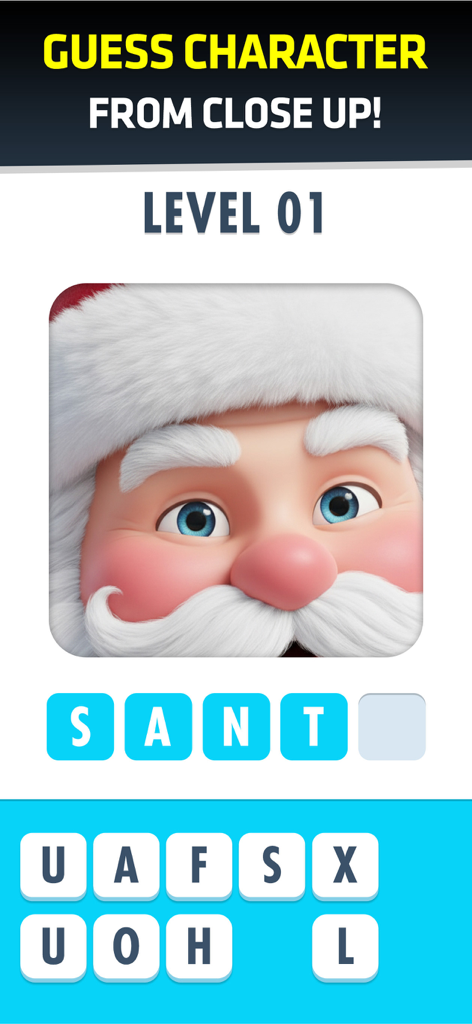 Close Up Character Pic Quiz - Games App | MWM
