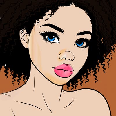 realistic black girl