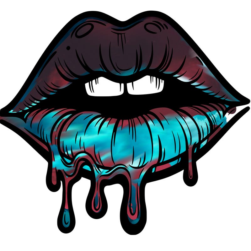 lips that look realistic and drip