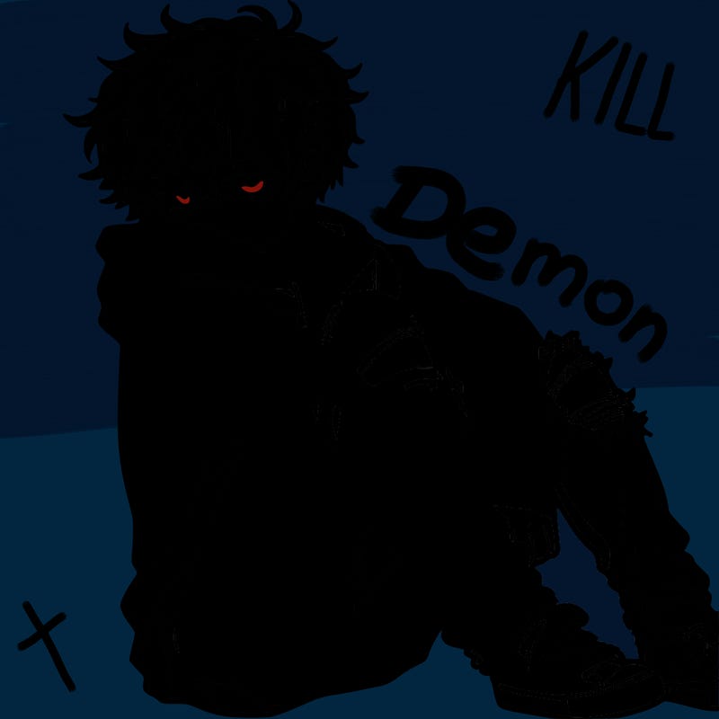 a male hoddie ripped jeans messy hair anime