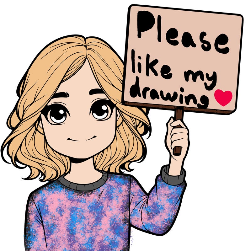 realistic girl holding up a sign